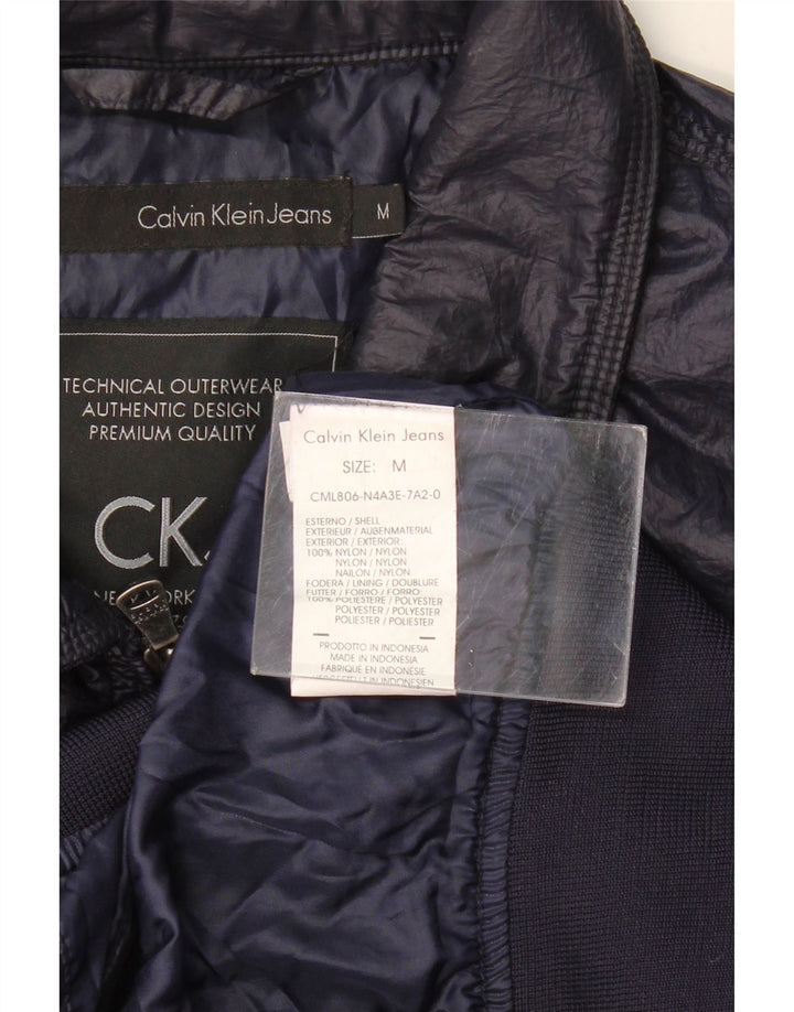 Ανδρικό μπουφάν CALVIN KLEIN JEANS UK 38 Medium Navy Blue Nylon