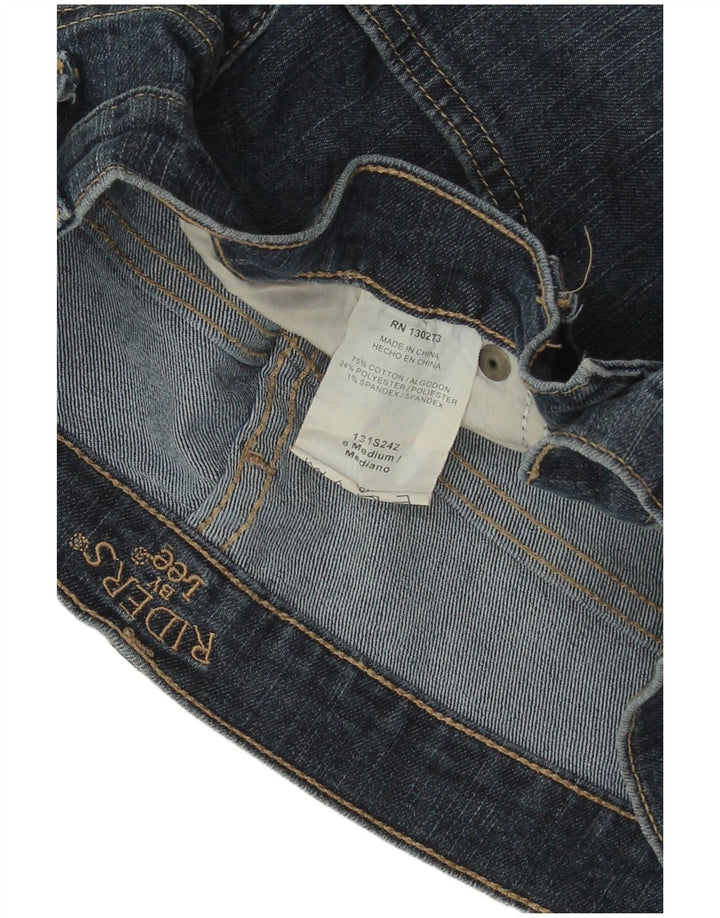 LEE Womens Riders Capri Jeans US 8 Medium W30 L18 Blue Cotton