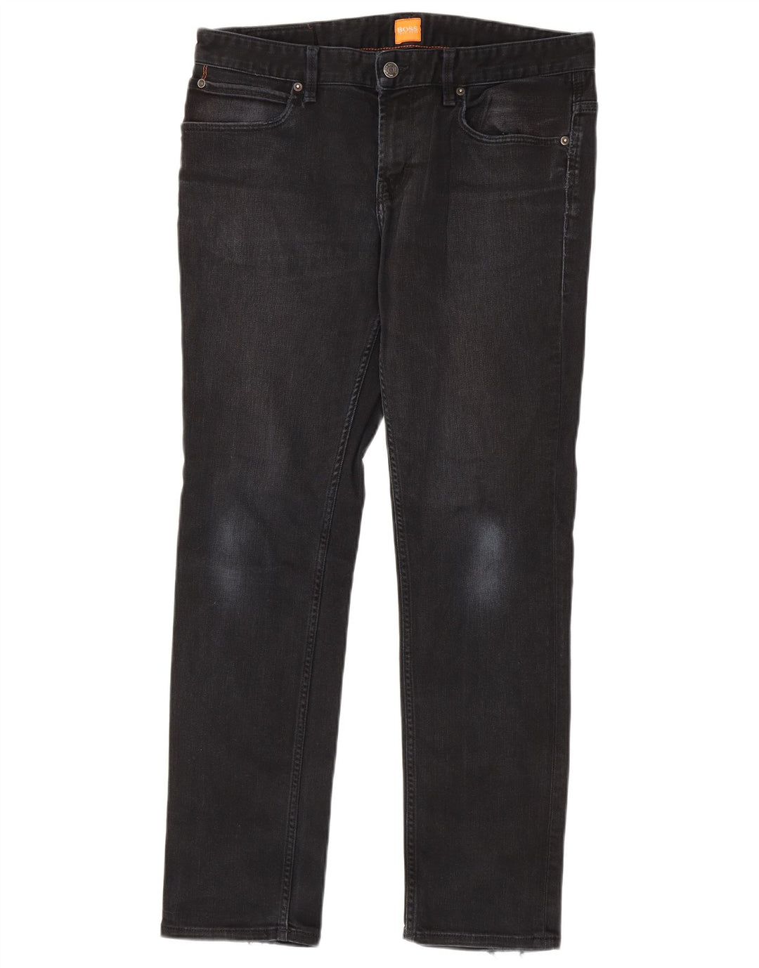 Ανδρικό τζιν Hugo Boss Slim W34 L32 Μαύρο βαμβακερό
