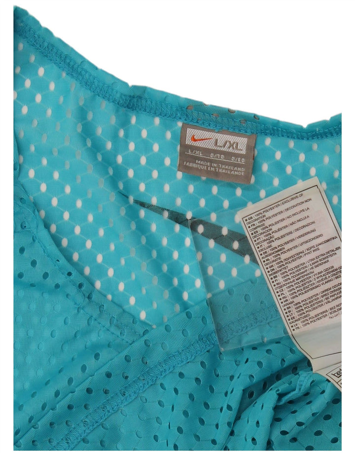 Ανδρικό γραφικό γιλέκο Nike Large μπλε πολυεστέρας