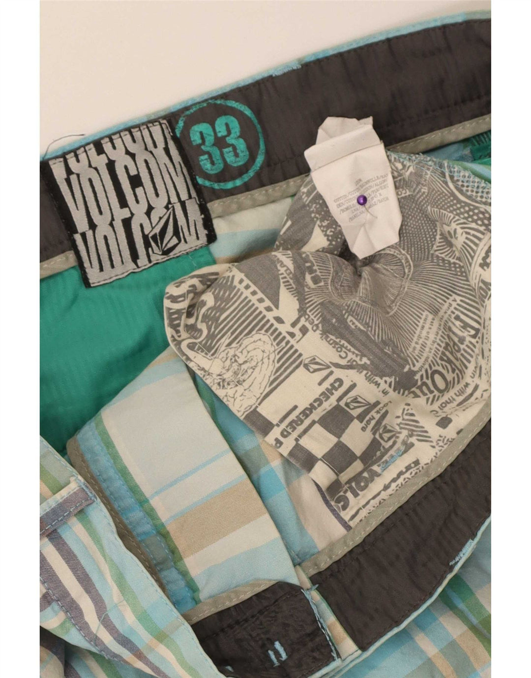 Ανδρικό σορτς chino Volcom W33 μεσαίο πολύχρωμο βαμβακερό