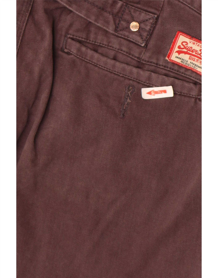 Ανδρικό σορτς Chino Superdry W30 Βαμβακερό μεσαίο καφέ