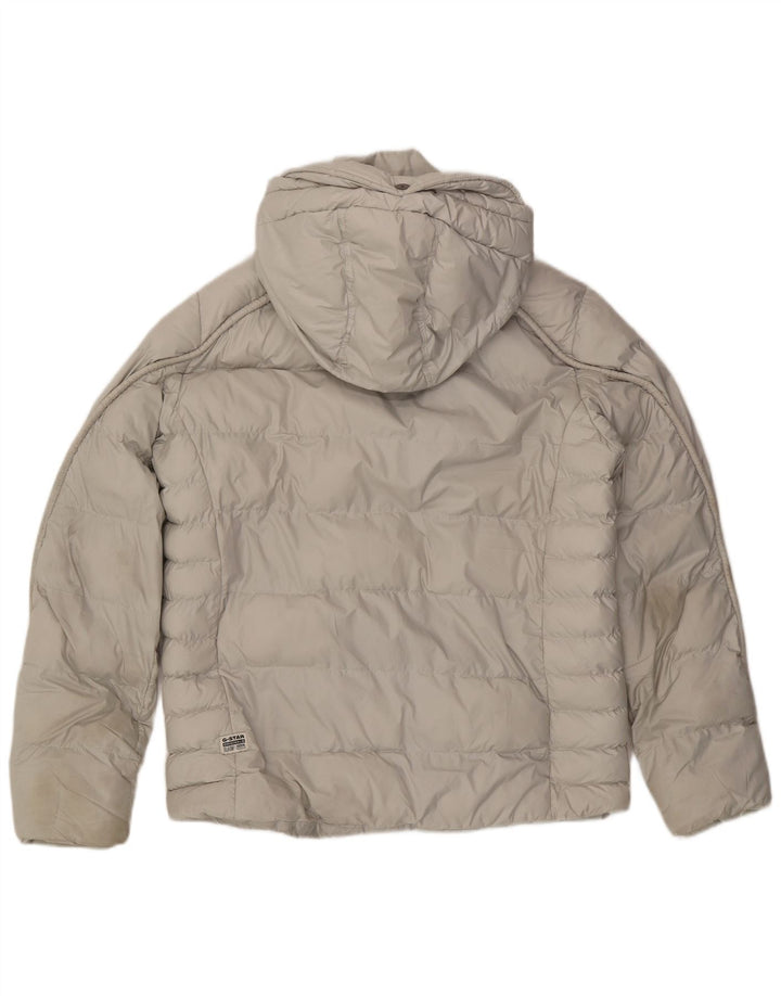 G-STAR Ανδρικό τζάκετ με κουκούλα UK 40 Large Grey Polyester