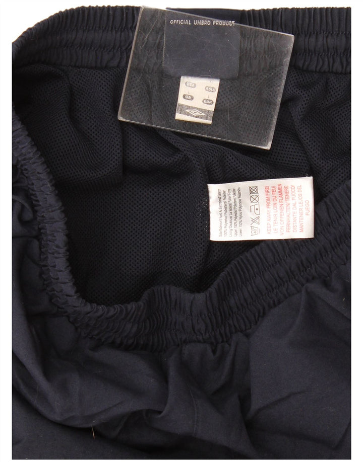 Ανδρική φόρμα Umbro Παντελόνι Joggers Large Navy Blue Polyester