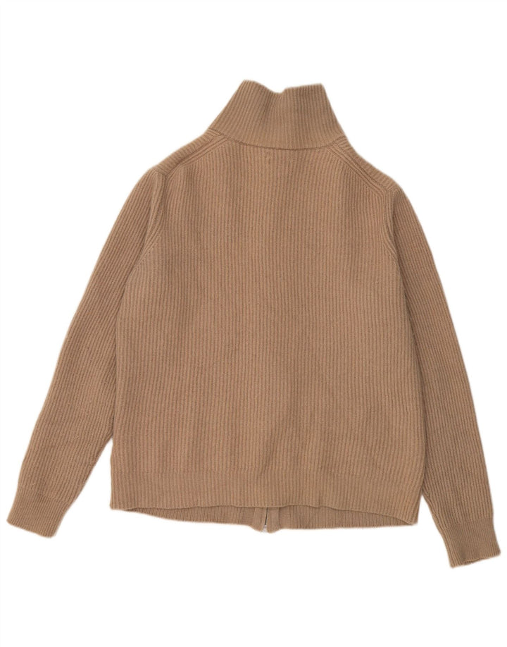 MASSIMO DUTTI Γυναικείο πουλόβερ ζακέτα UK 16 μεγάλο γκρι βαμβακερό