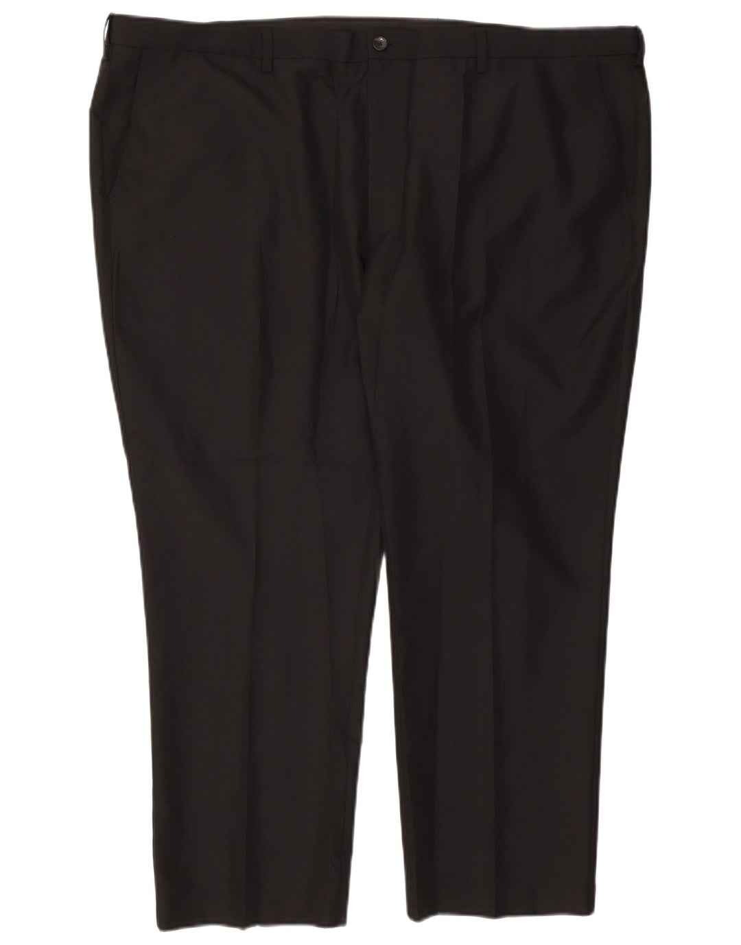 Marks & Spencer Ανδρικό παντελόνι Chino με κανονική εφαρμογή W50 L29 μαύρο πολυεστέρα