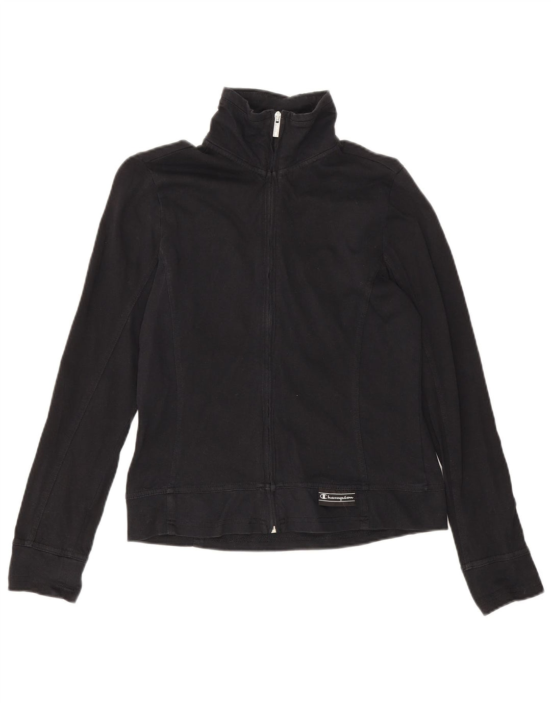 Champion Womens Easy Fit Top Jacket UK 10 Small Black