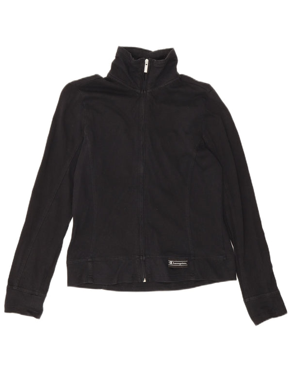 Champion Womens Easy Fit Top Jacket UK 10 Small Black