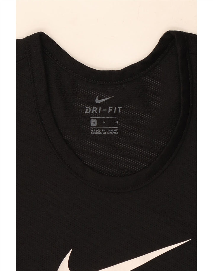 Γραφικό γιλέκο Nike Mens Dri Fit, μεσαίο μαύρο πολυεστέρας