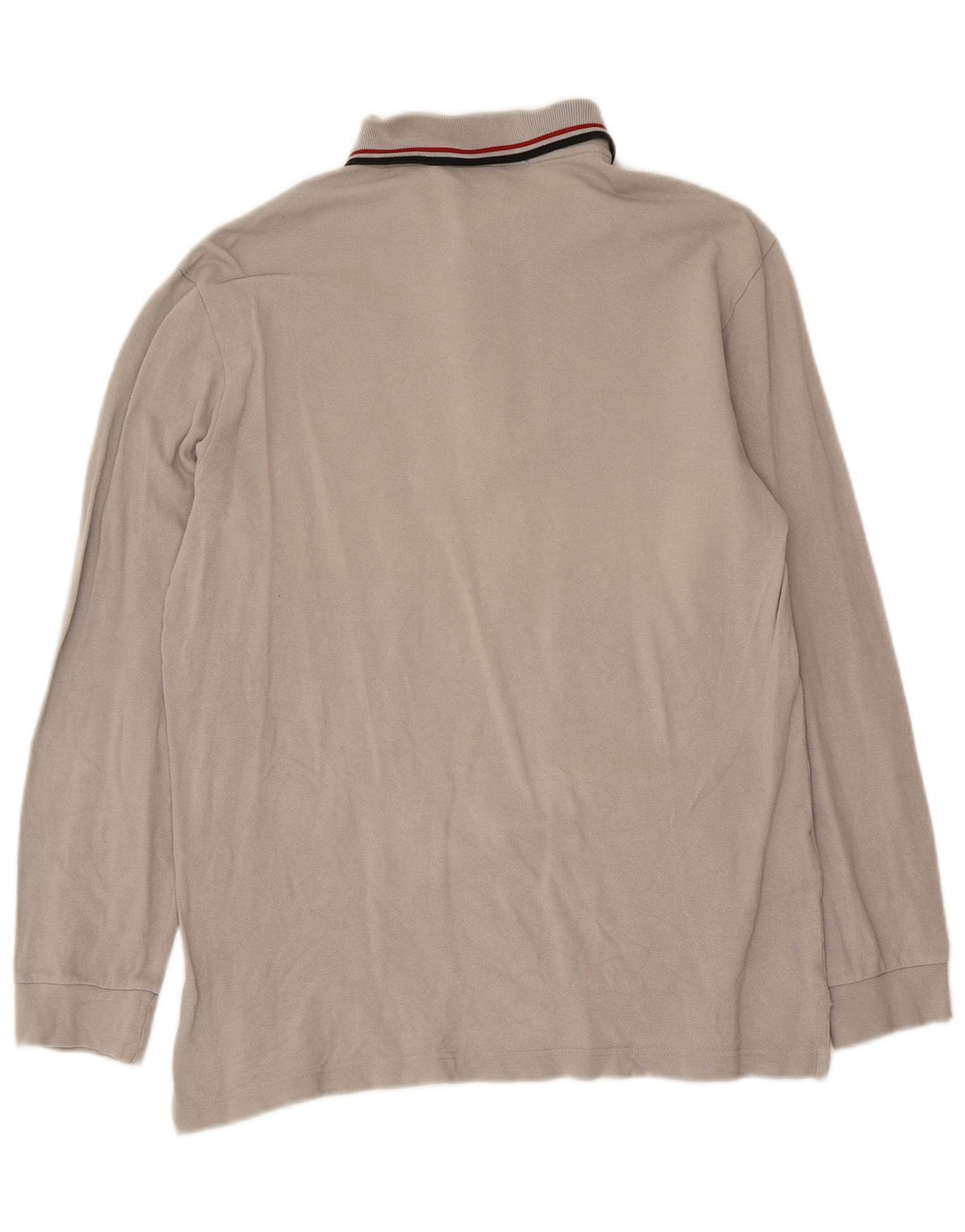 Fred Perry Ανδρικό μακρυμάνικο μπλουζάκι πόλο, μεσαίο γκρι βαμβακερό Classic