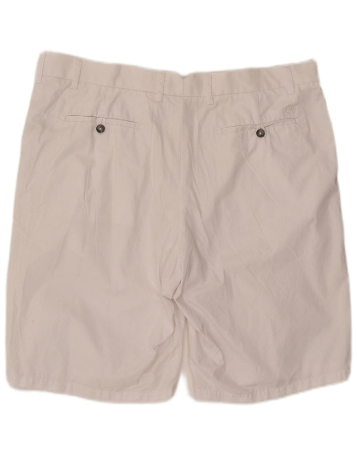 Ανδρικό σορτς Chino Marks & Spencer W40 XL Λευκό βαμβακερό