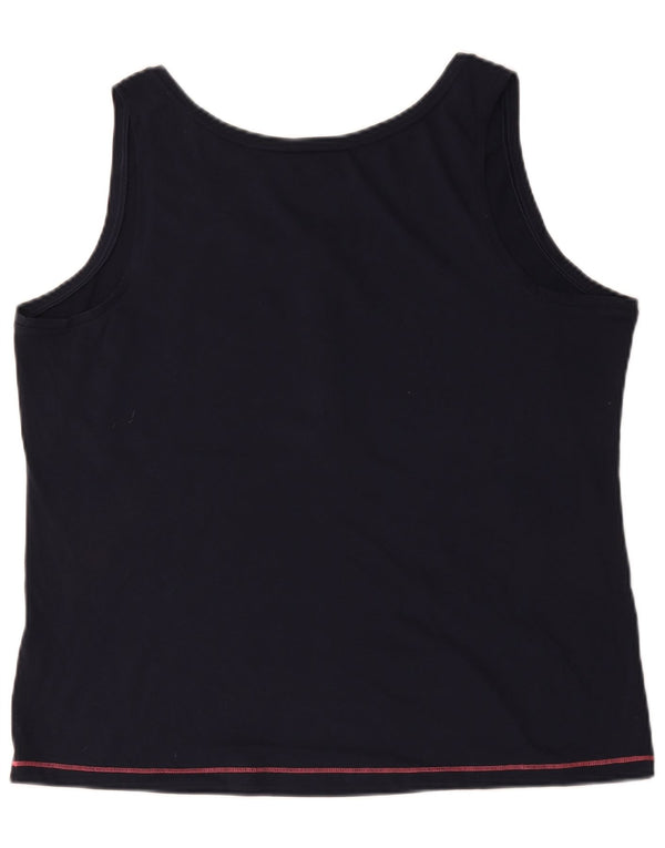 Jack Wolfskin Γυναικείο Γιλέκο UK 18 XL Navy Blue Cotton