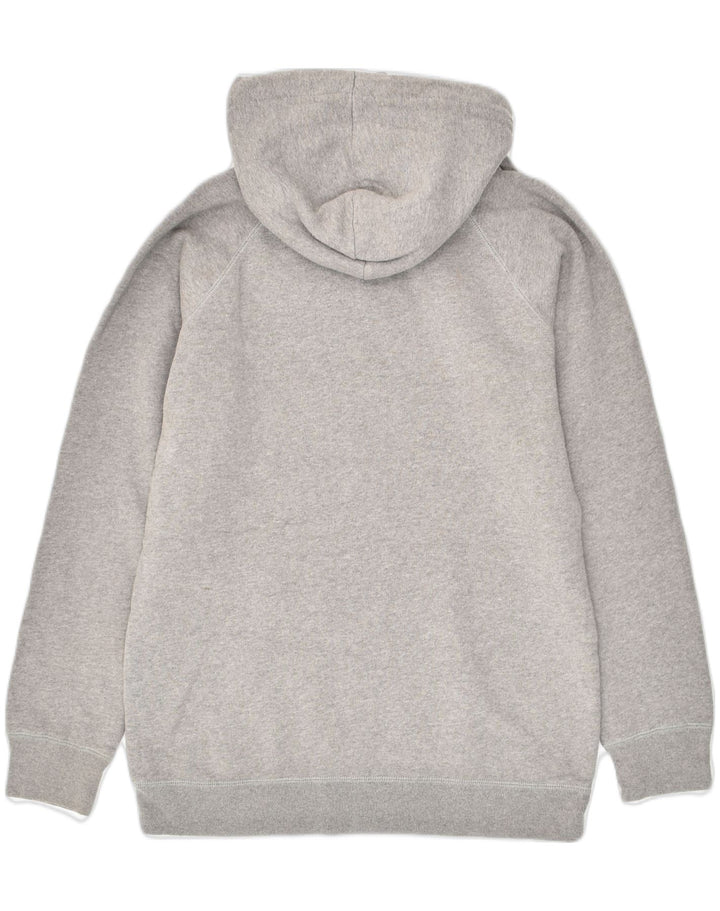 JACK WILLS Womens Graphic Hoodie Jumper UK 10 Small  Grey Cotton | Vintage Jack Wills | Thrift | Second-Hand Jack Wills | Used Clothing | Messina Hembry 