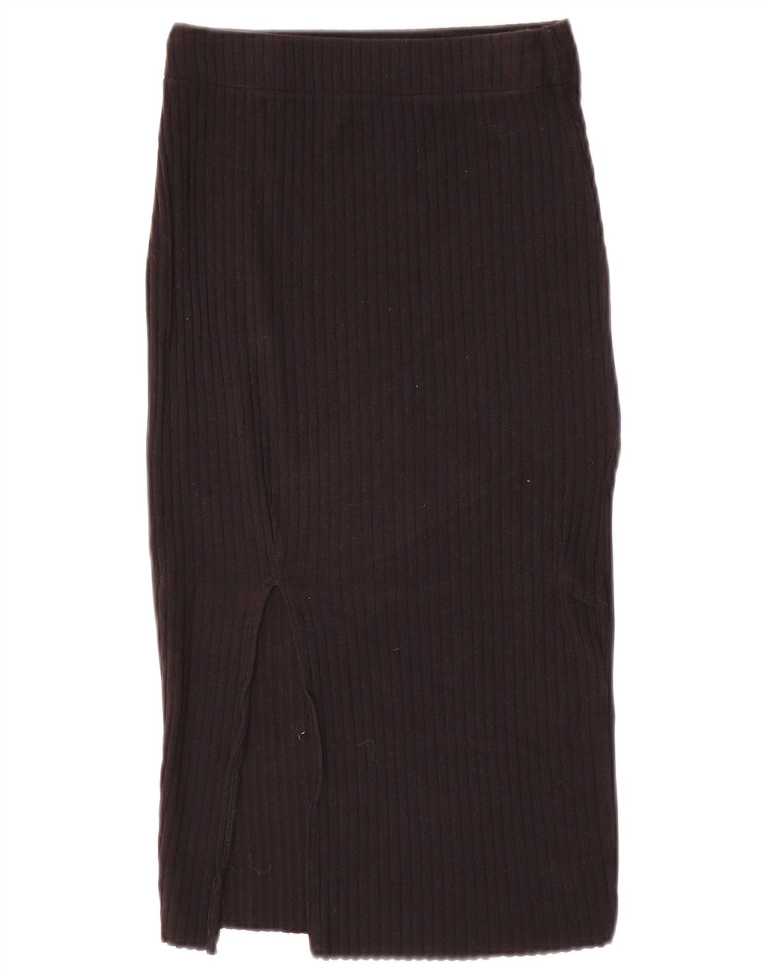 Zara Γυναικεία Πλεκτή Μίντι Φούστα Μικρή W26 Μαύρη