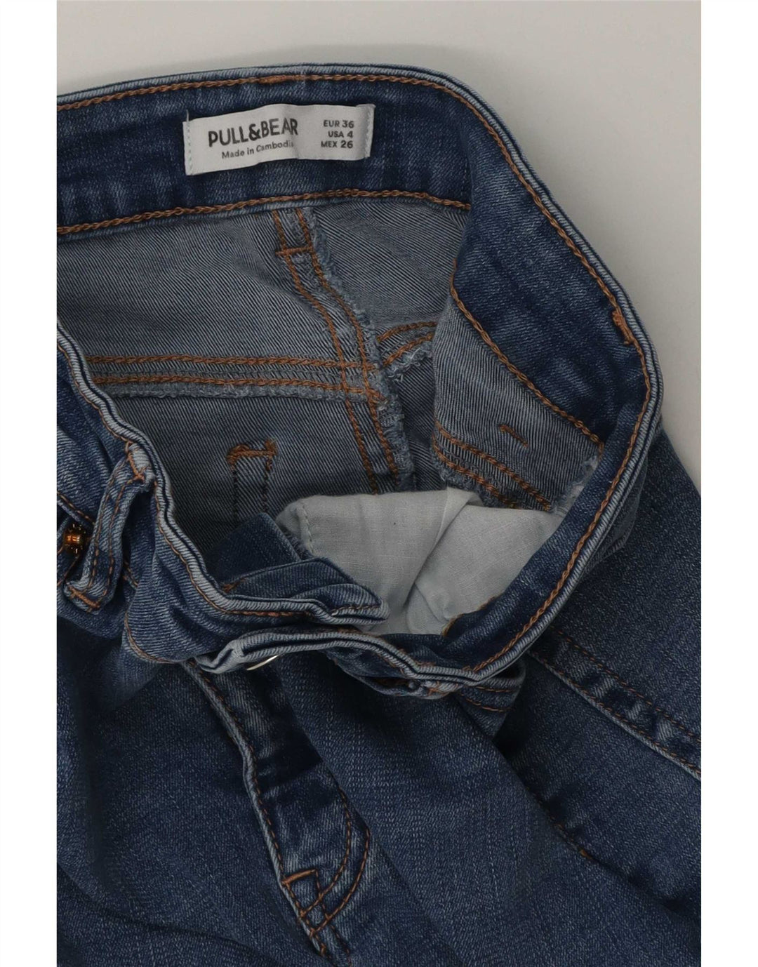Pull & Bear Γυναικείο τζιν EU 36 Small W26 L32 Μπλε