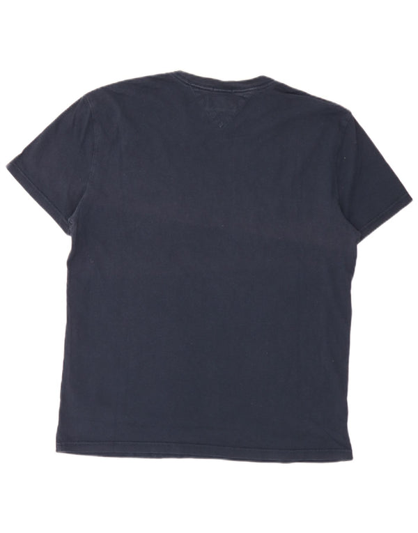 Tommy Hilfiger Ανδρικό T-Shirt Regular Fit Top Large Navy Blue