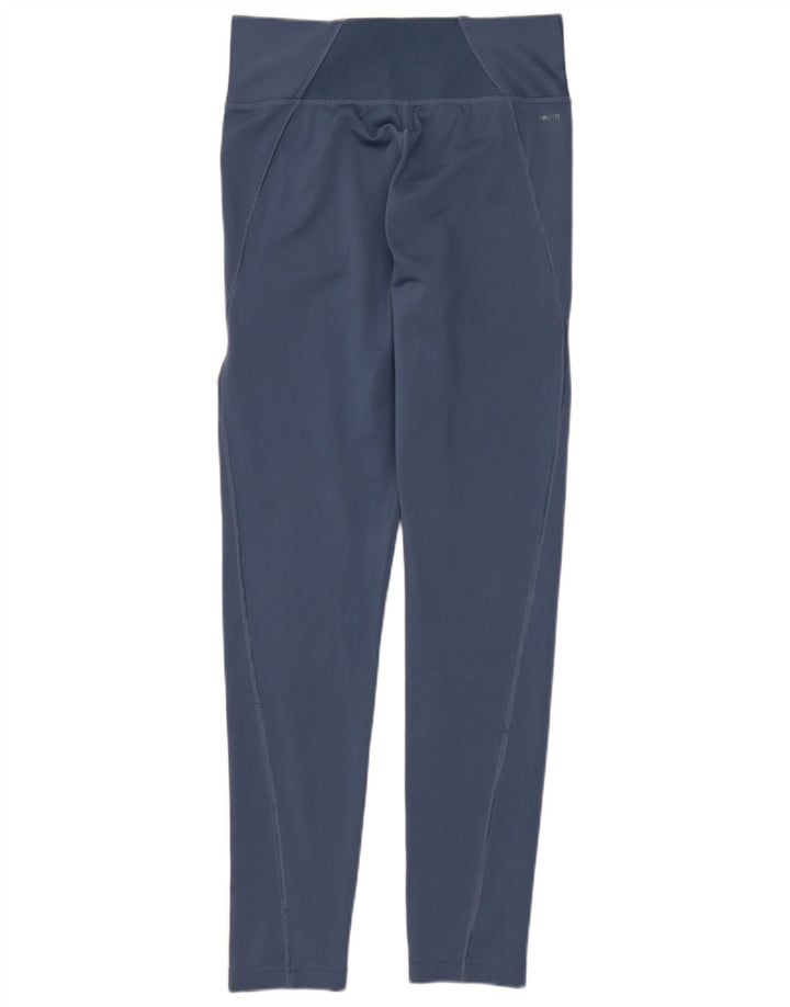 Γυναικεία κολάν ADIDAS Climalite UK 8/10 Small Blue Polyester