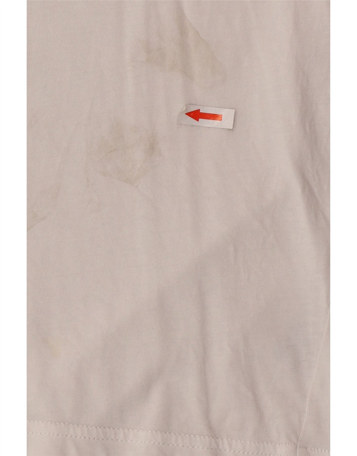 Ανδρικό γραφικό T-Shirt Tommy Hilfiger Top Μεσαίο λευκό βαμβακερό