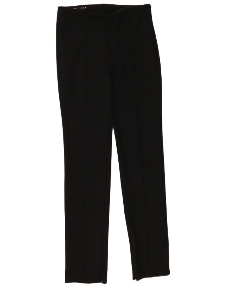 Zara Γυναικείο Slim Casual Παντελόνι Μικρό W26 L33 Μαύρο