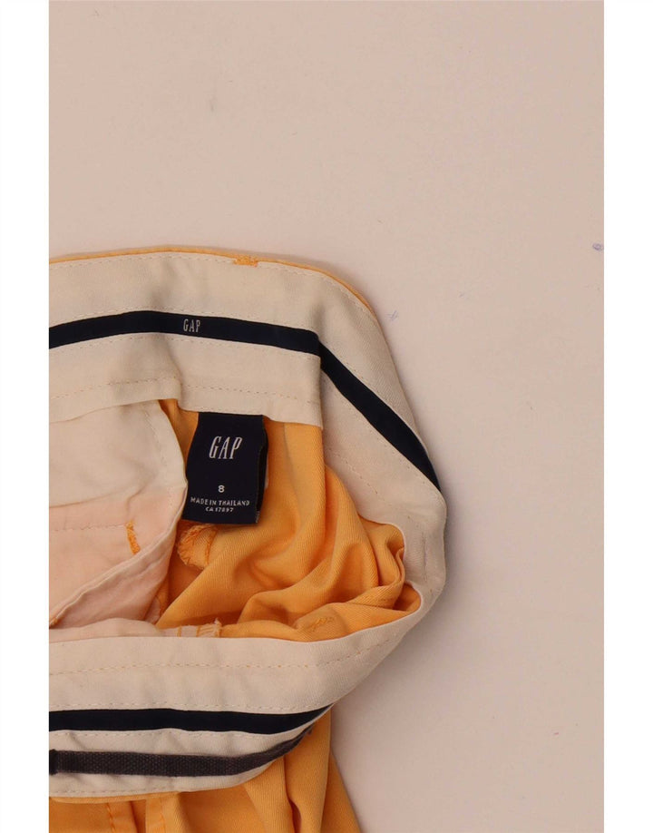 Gap Γυναικείο σορτς Chino US 8 Medium W32 Κίτρινο βαμβακερό