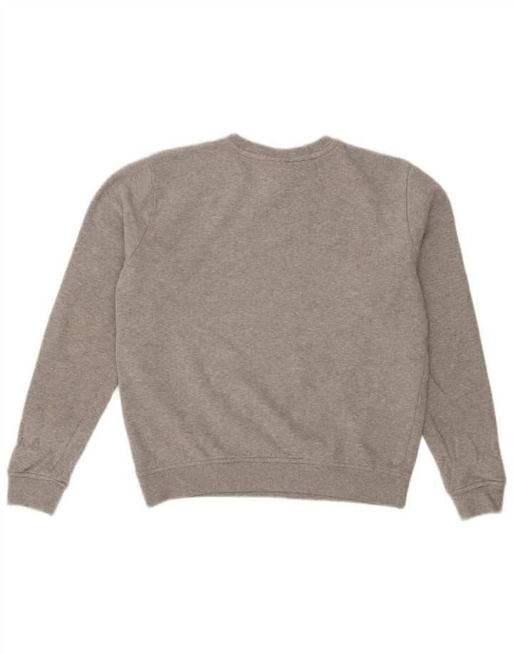 Fila Γυναικείο Φούτερ μεγάλου μεγέθους Jumper UK 10 Small Grey Cotton