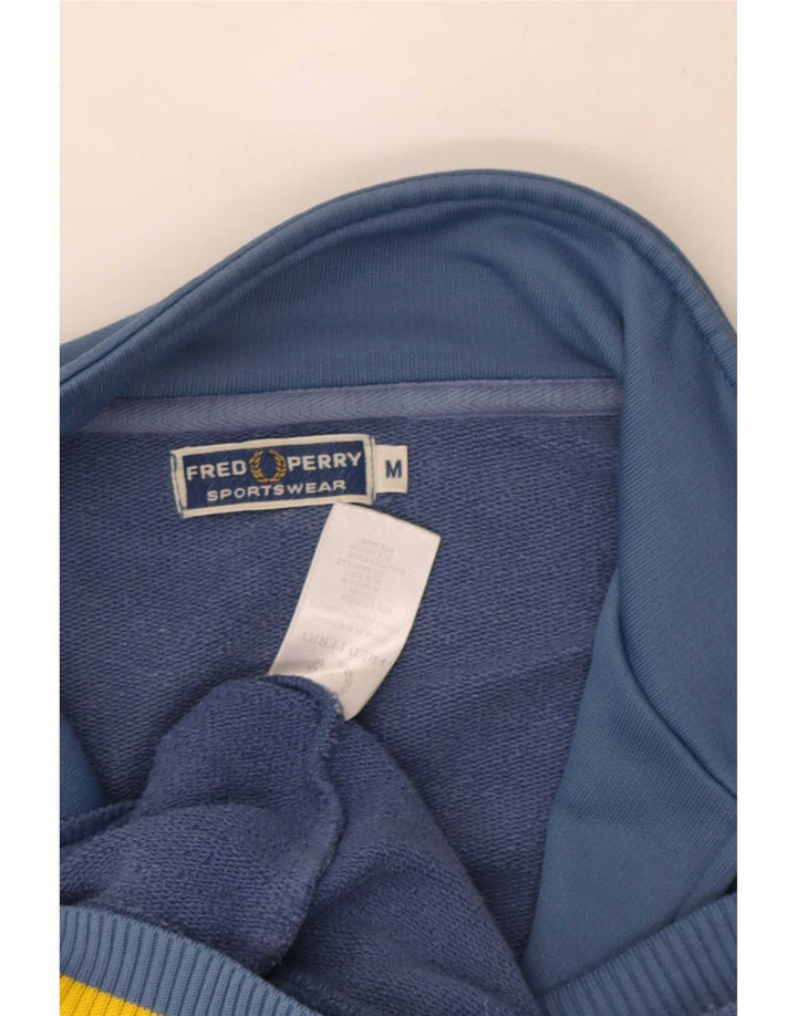 Ανδρική φόρμα Fred Perry Μπουφάν μεσαίου μπλε χρώματος βαμβακερό