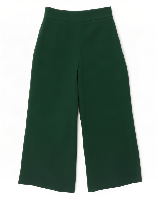 Γυναικείο φαρδύ παντελόνι Zara, μεσαίο W28 L25 Πράσινο