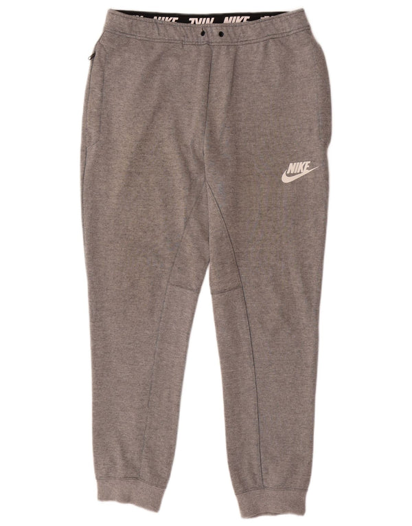 Ανδρική φόρμα NIKE Παντελόνι Joggers Μικρό Γκρι Βαμβακερό
