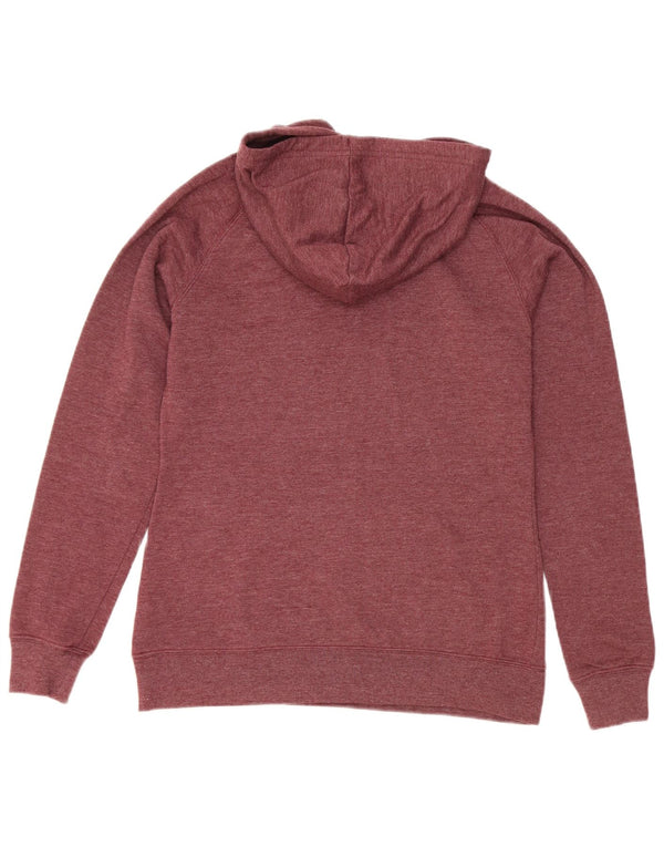 The North Face Γυναικεία γραφικά Hoodie Jumper UK 10 Small μπορντό βαμβάκι