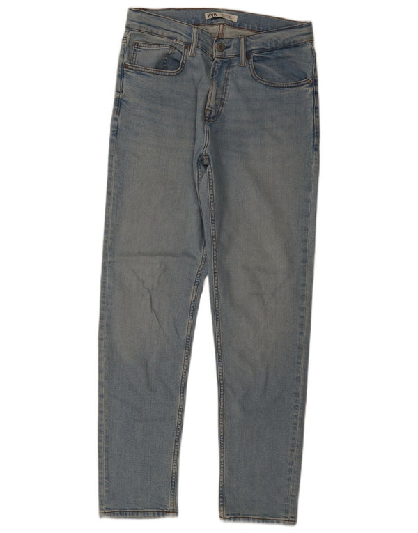 Zara Ανδρικό τζιν ίσιο EU 40 Medium W31 L31 Μπλε βαμβακερό