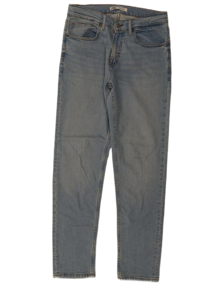 Zara Ανδρικό τζιν ίσιο EU 40 Medium W31 L31 Μπλε βαμβακερό