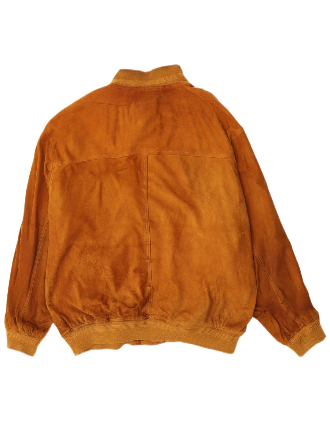 Ανδρικό Suede Bomber Jacket Harry&Moore EU 56 3XL Beige Leather