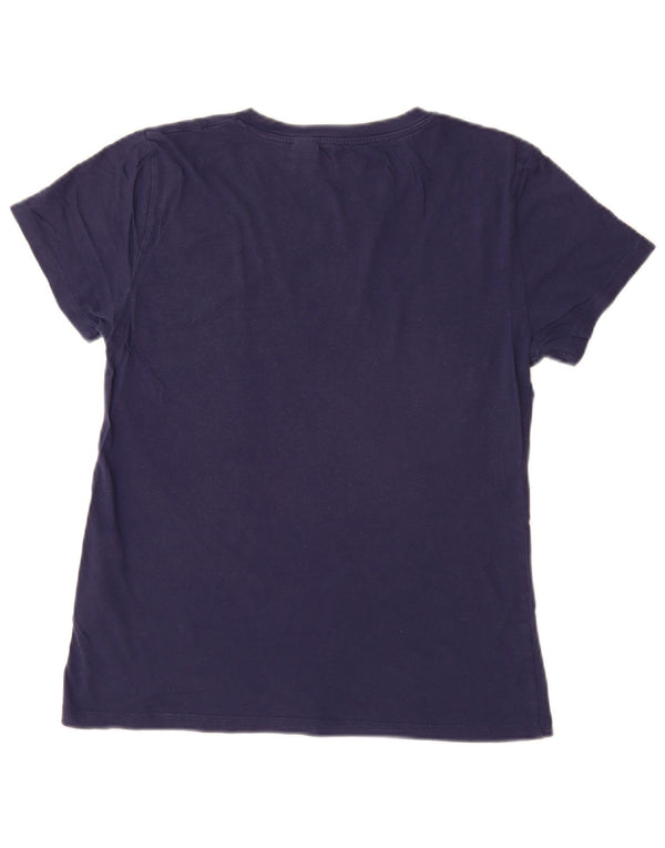 Γυναικείο γραφικό μπλουζάκι LEVI'S Top UK 10 Small Navy Blue από βαμβάκι