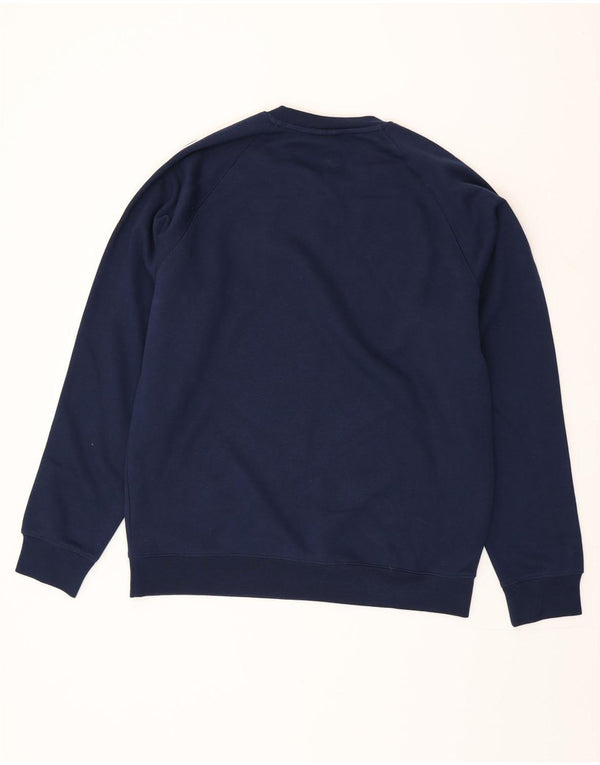 Ανδρικό φούτερ Adidas Jumper Large Navy Blue από βαμβάκι
