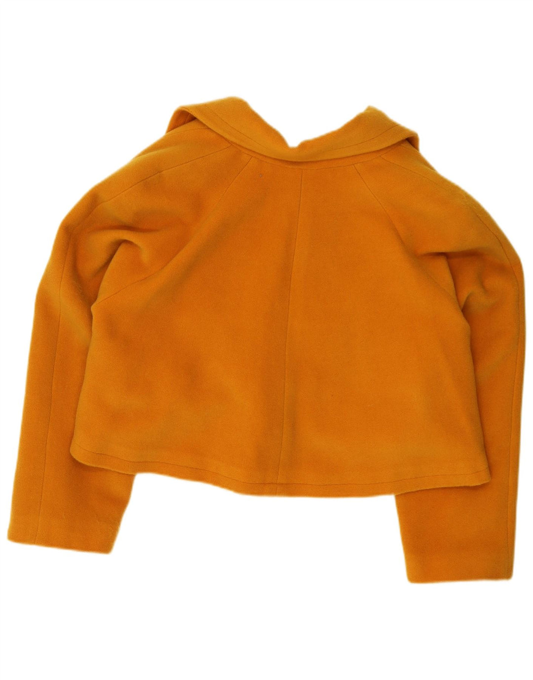 Vintage Γυναικείο Oversized Crop Blazer Jacket IT 42 Medium Yellow