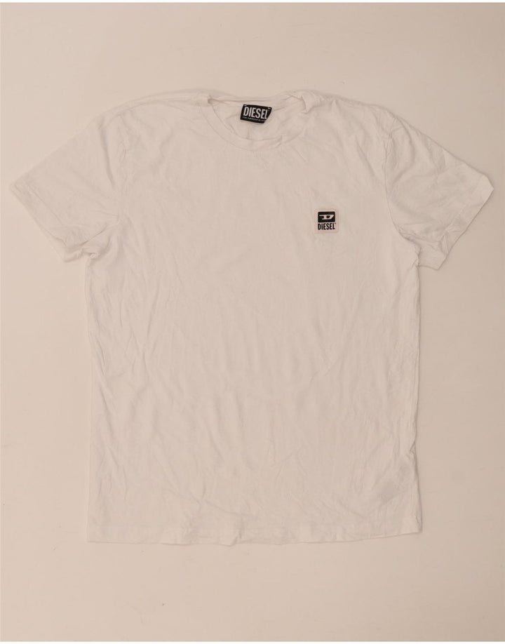 Ανδρικό T-Shirt Diesel Top μεγάλο λευκό βαμβακερό