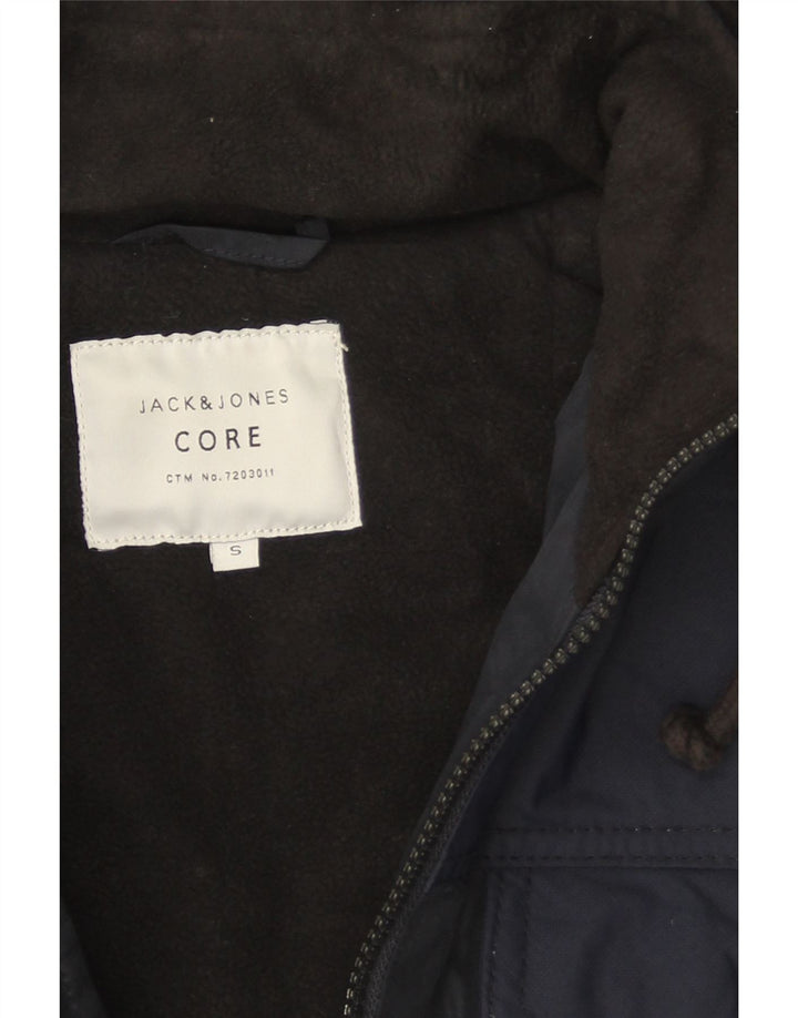 Jack & Jones Ανδρικό κουκούλα Utility Jacket UK 36 Small Navy Blue Polyester