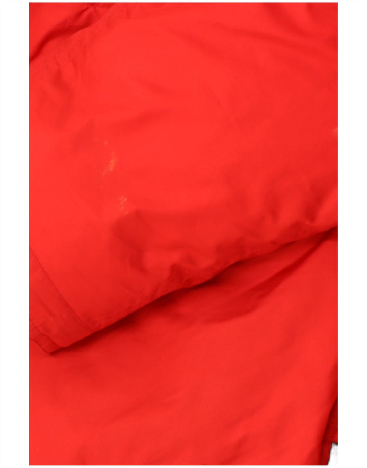 RALPH LAUREN Γυναικείο μπουφάν Parka με κουκούλα UK 14 Medium Red Winter