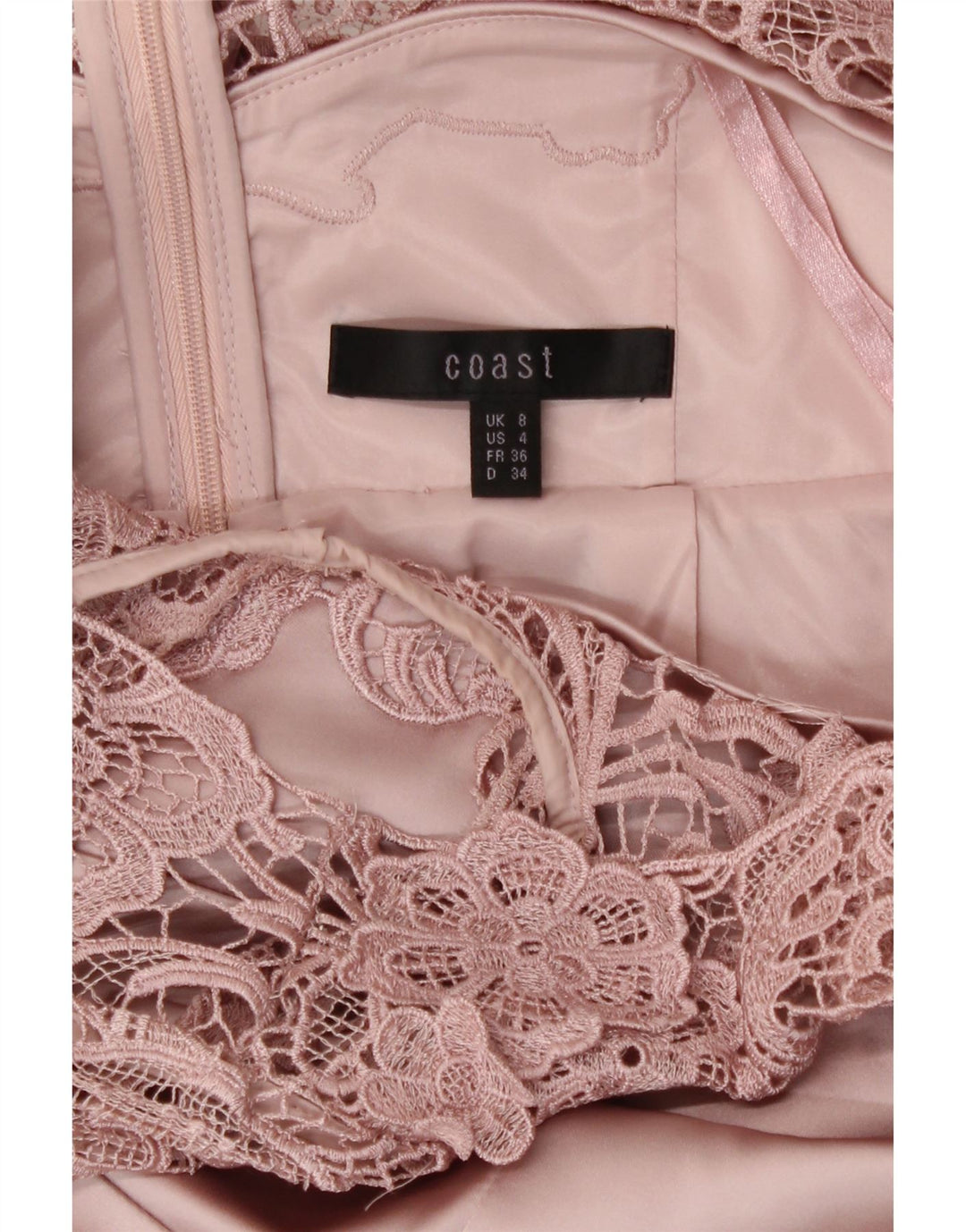 Γυναικείο φόρεμα με θήκη Coast UK 8 Small Pink Polyester