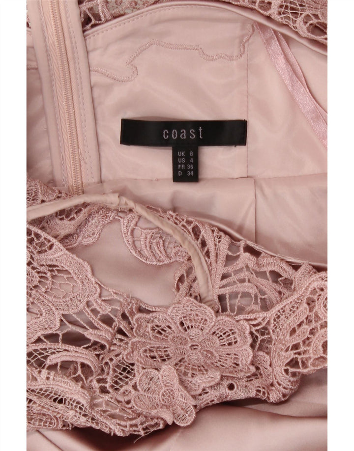 Γυναικείο φόρεμα με θήκη Coast UK 8 Small Pink Polyester