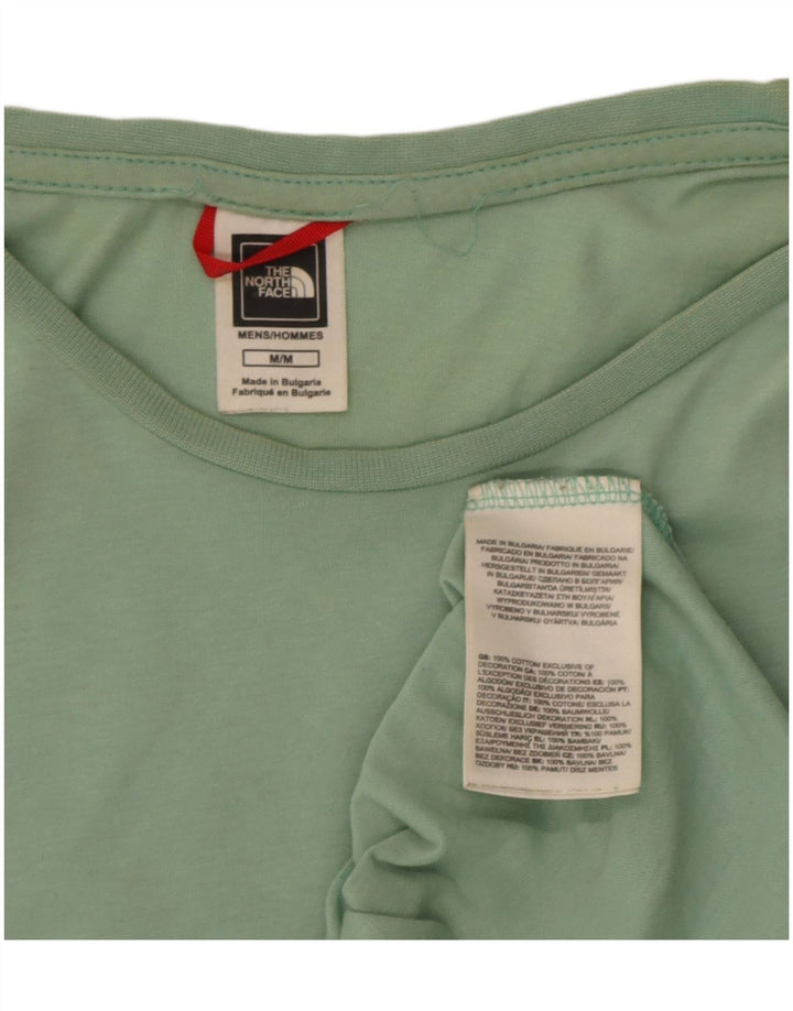 Ανδρικό T-Shirt North Face Top Μεσαίο πράσινο βαμβακερό