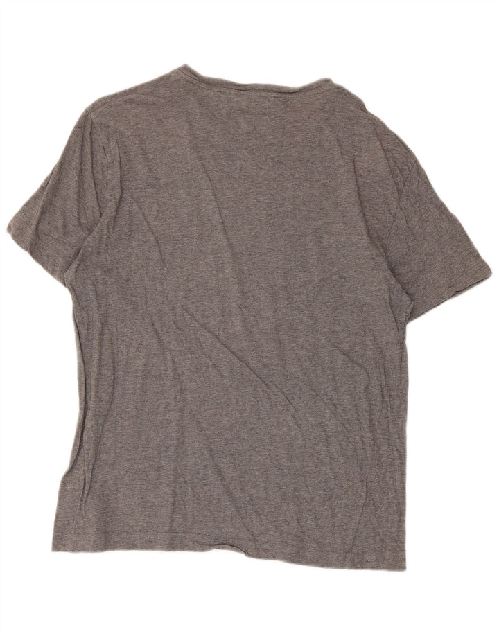 Ανδρικό T-Shirt Calvin Klein Τοπ μεγάλο γκρι βαμβακερό