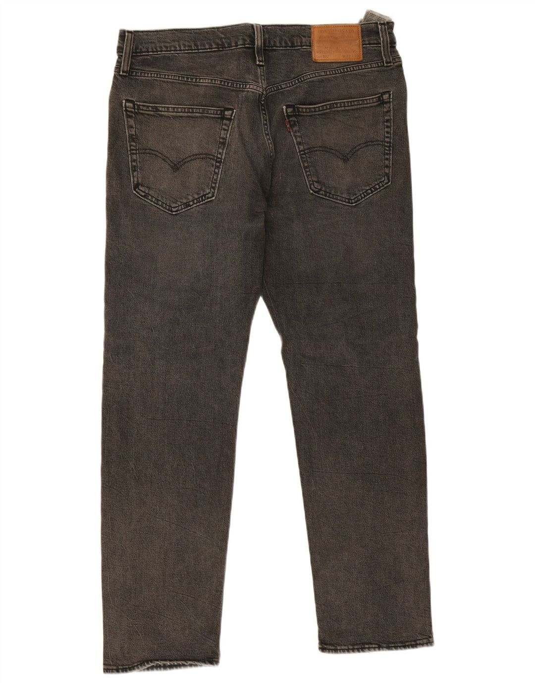 Levi's Mens 502 Tapered Jeans W32 L30 Γκρι βαμβακερό