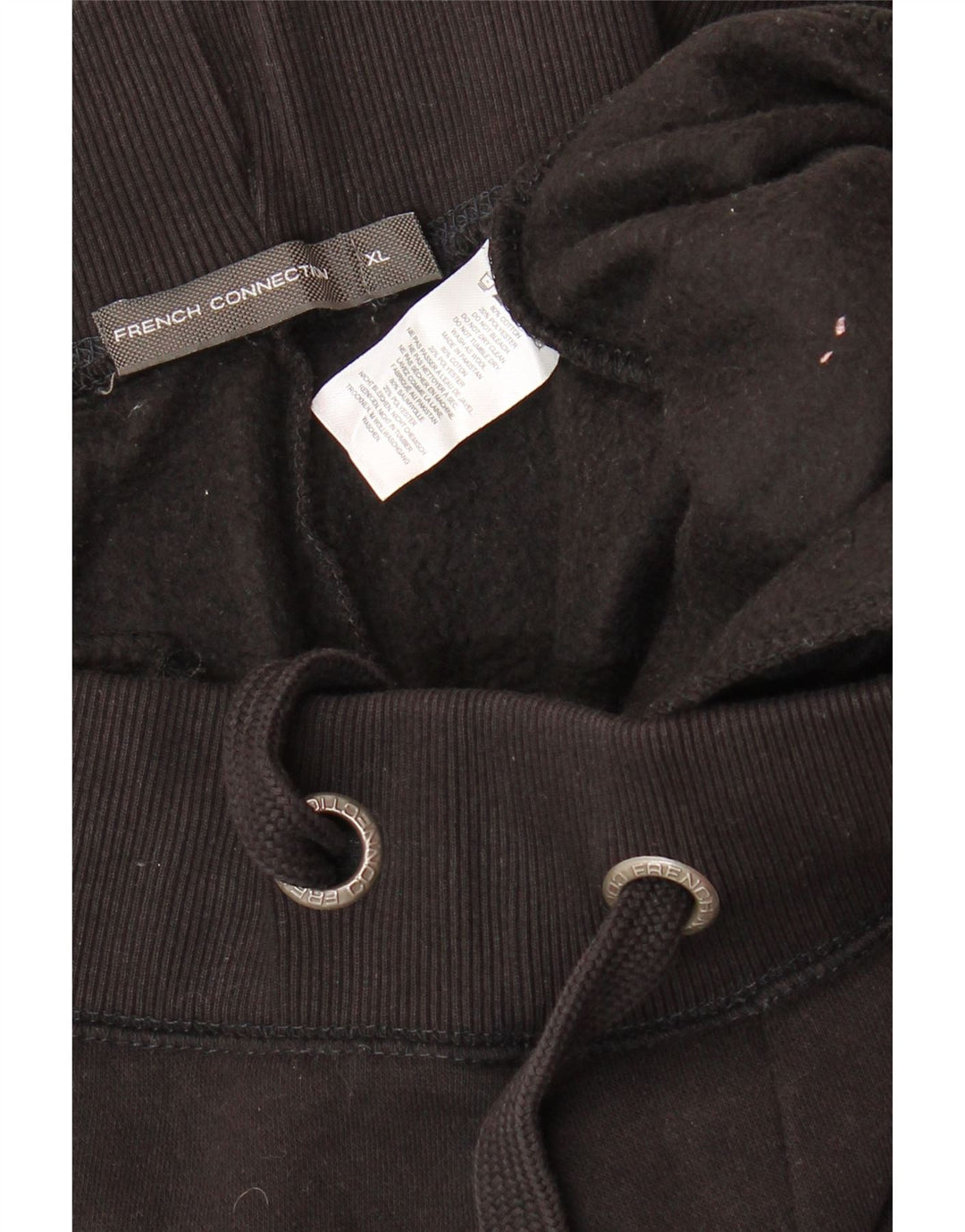 ΓΑΛΛΙΚΗ ΣΥΝΔΕΣΗ Ανδρική φόρμα παντελόνι Joggers XL Μαύρο βαμβακερό