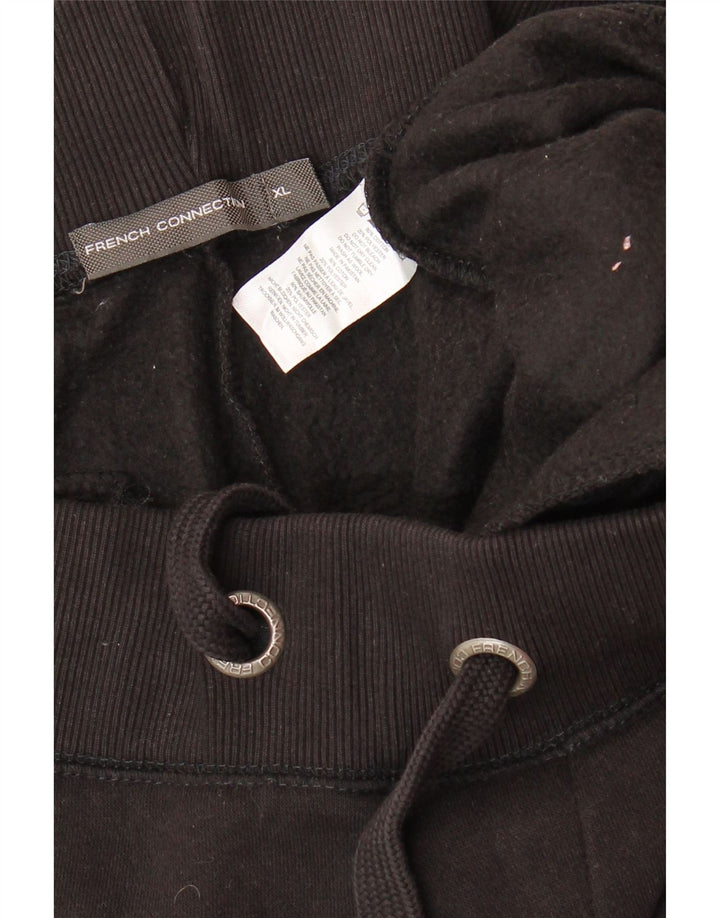 ΓΑΛΛΙΚΗ ΣΥΝΔΕΣΗ Ανδρική φόρμα παντελόνι Joggers XL Μαύρο βαμβακερό