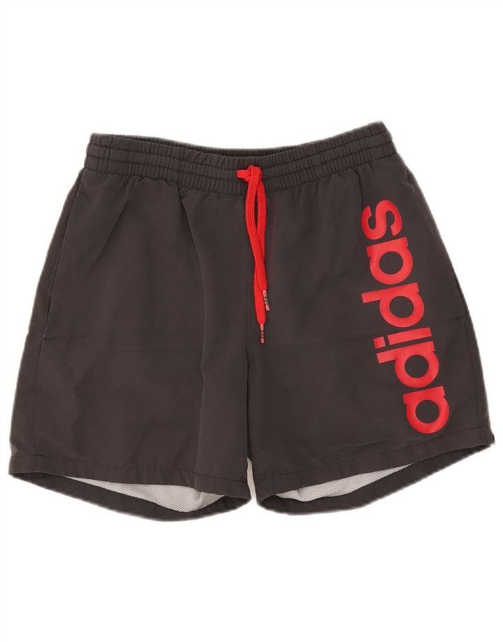 Ανδρικό αθλητικό σορτς Adidas Climalite Graphic Small Grey Polyester