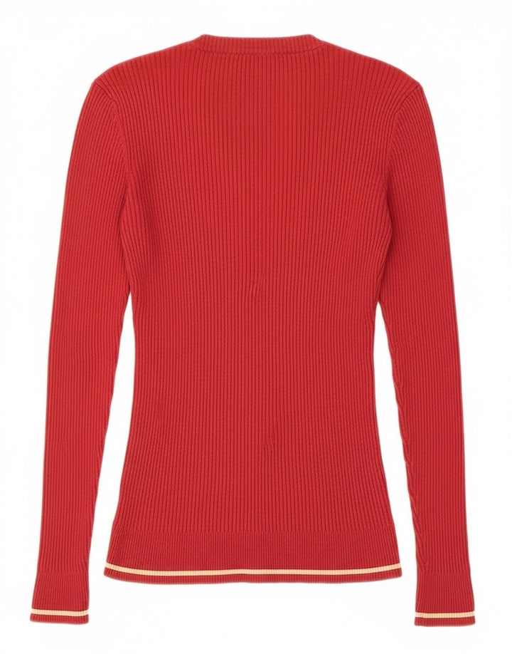 Colmar Γυναικείο πουλόβερ με λαιμόκοψη UK 12 Medium Red