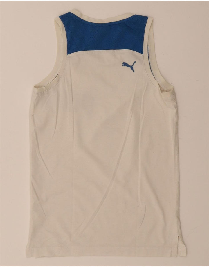 Ανδρικό γραφικό γιλέκο Puma Top XS White Colourblock