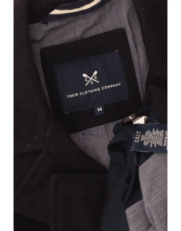 Crew Clothing Ανδρικό παλτό μπιζελιού UK 38 Medium Navy Blue Wool