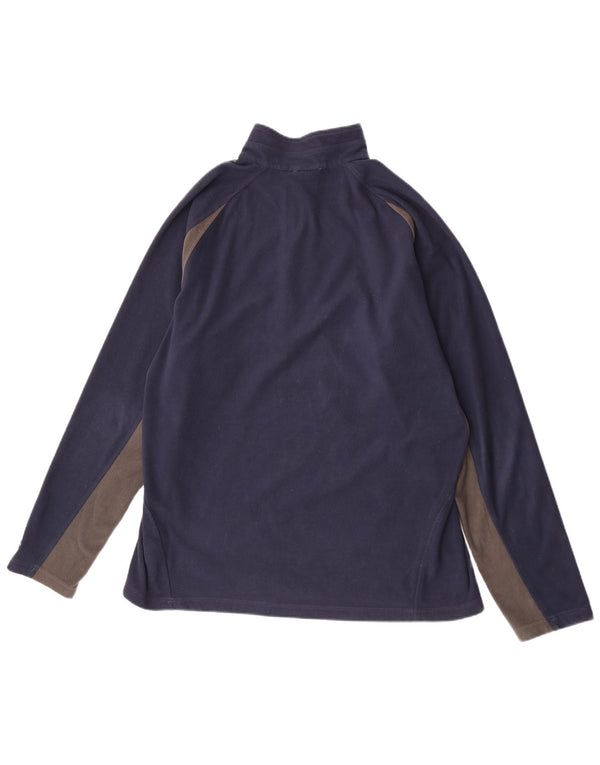 The North Face Ανδρικό φερμουάρ Fleece Jumper XL Navy Blue Colourblock